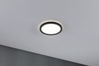 Paulmann LED Panel Atria Shine rund 190mm 850lm 4000K Schwarz