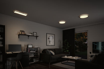 Paulmann LED Panel Atria Shine 3-Step-Dim rund 420mm 2300lm 4000K Schwarz