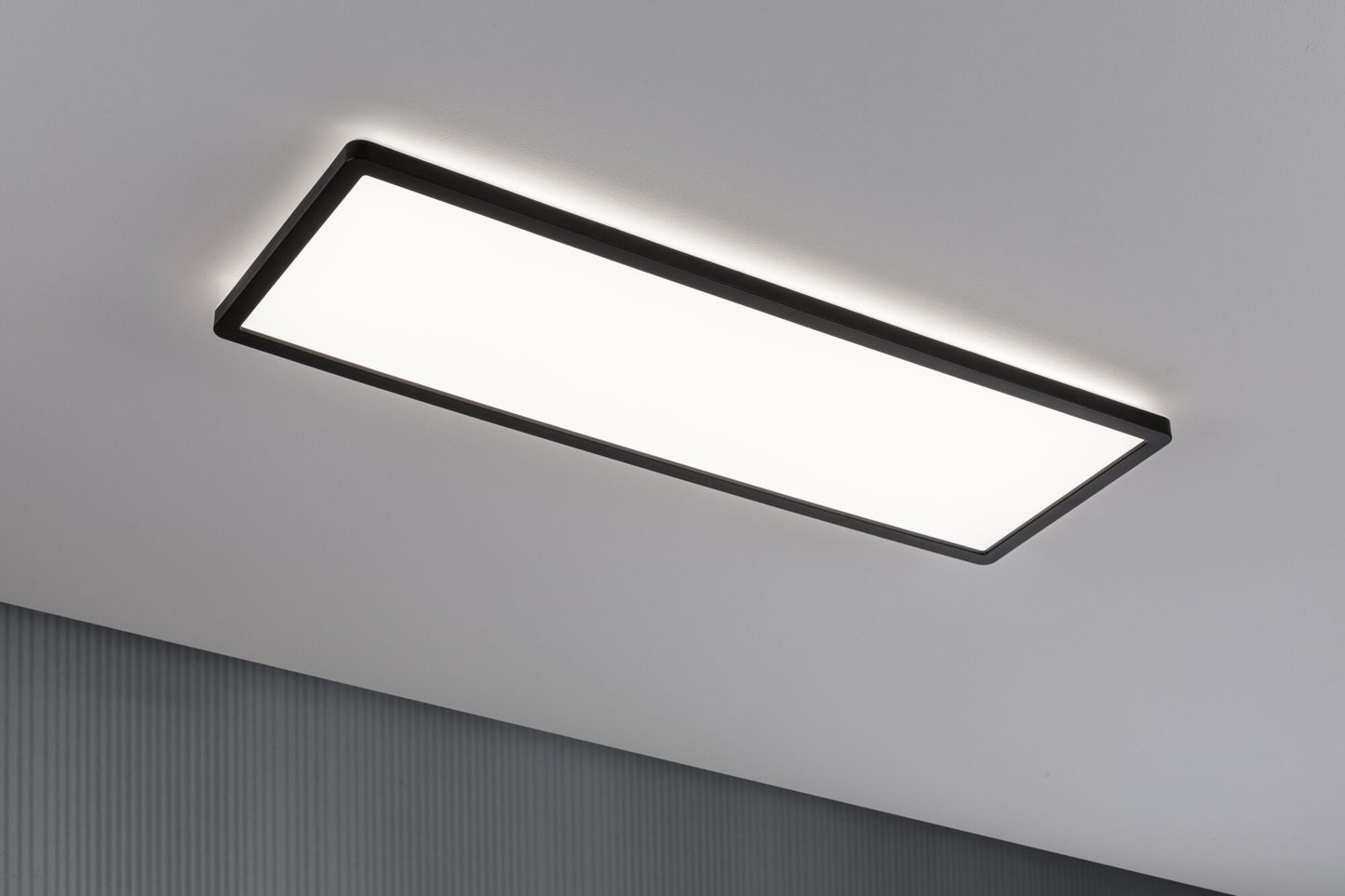 Paulmann LED Panel Atria Shine eckig 580x200mm 1800lm 4000K Schwarz