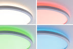 Paulmann LED Panel Atria Shine RBGW rund 420mm 2200lm RGBW Chrom matt