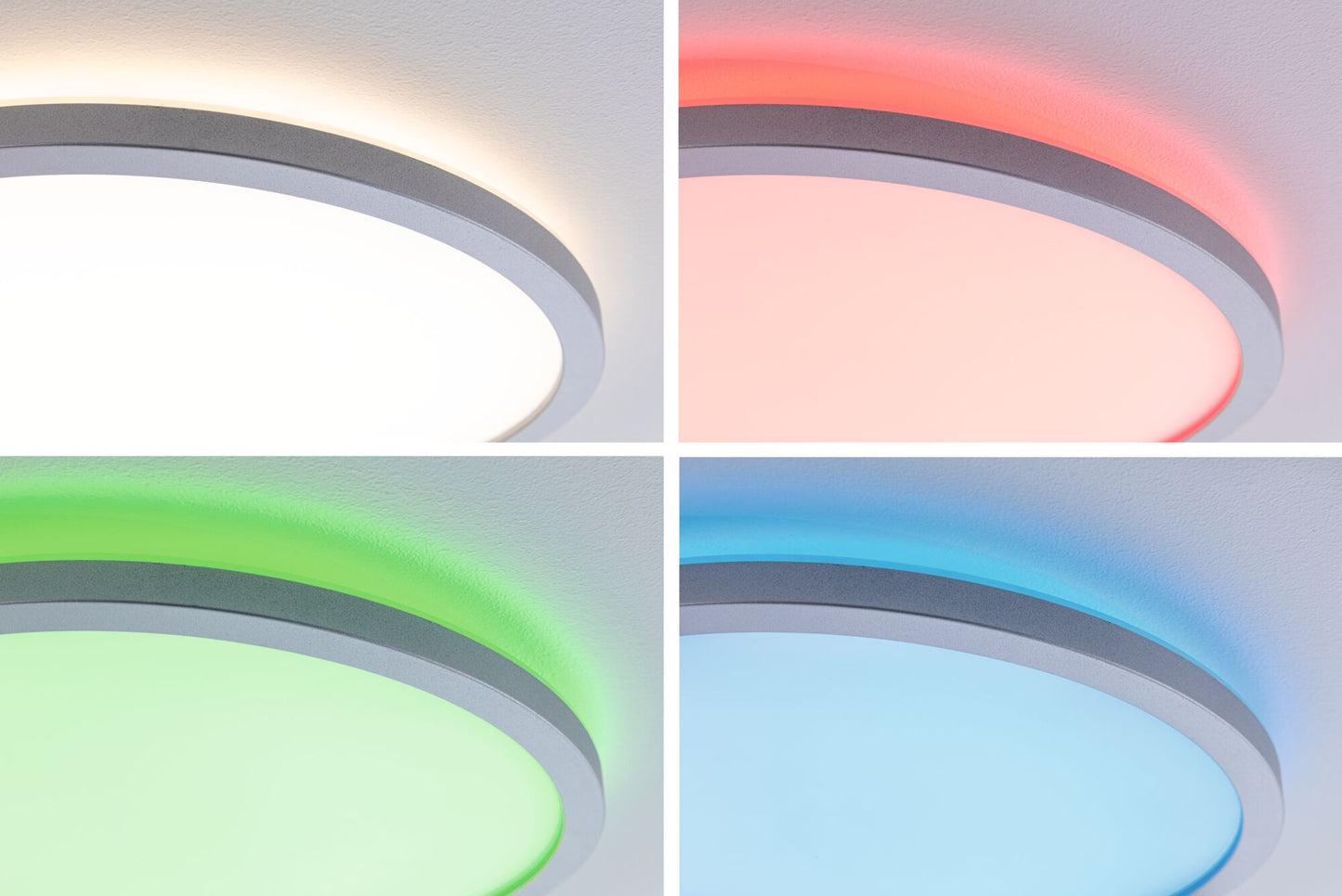 Paulmann LED Panel Atria Shine RBGW rund 420mm 2200lm RGBW Chrom matt