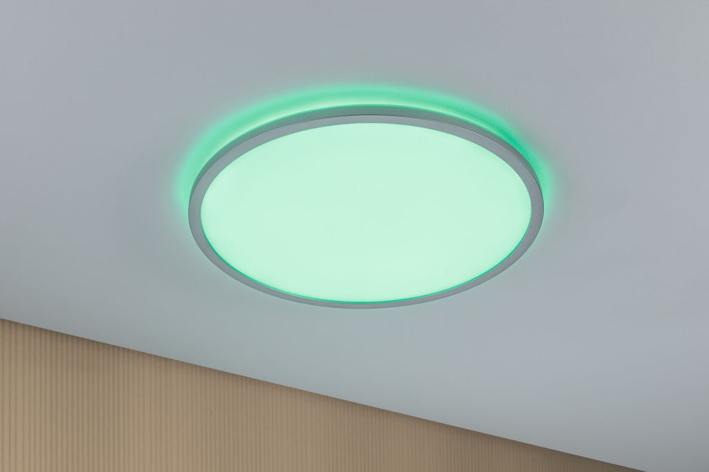 Paulmann LED Panel Atria Shine RBGW rund 420mm 2200lm RGBW Chrom matt