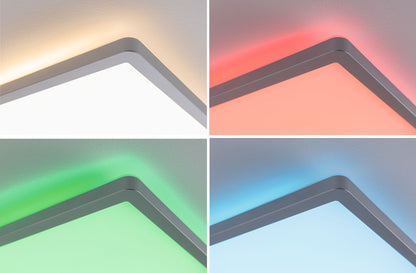 Paulmann LED Panel Atria Shine RBGW eckig 580x200mm 2000lm RGBW Chrom matt