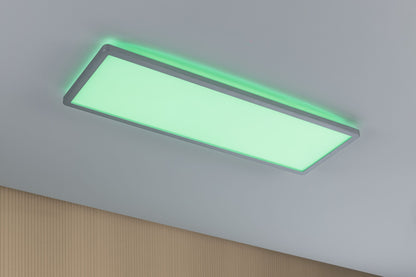 Paulmann LED Panel Atria Shine RBGW eckig 580x200mm 2000lm RGBW Chrom matt