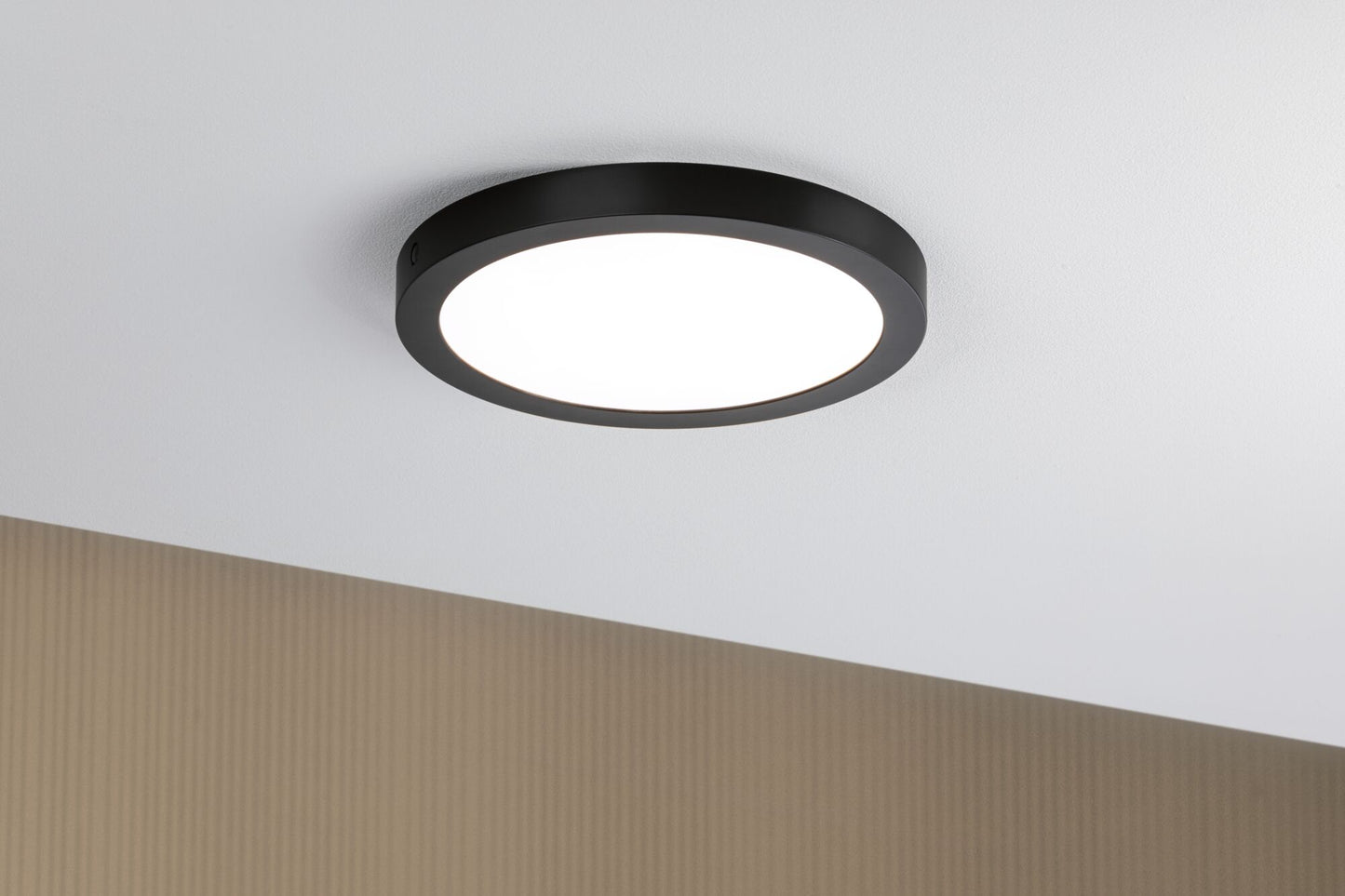 Paulmann LED Panel Abia rund xmm 22W 4.000K Schwarz