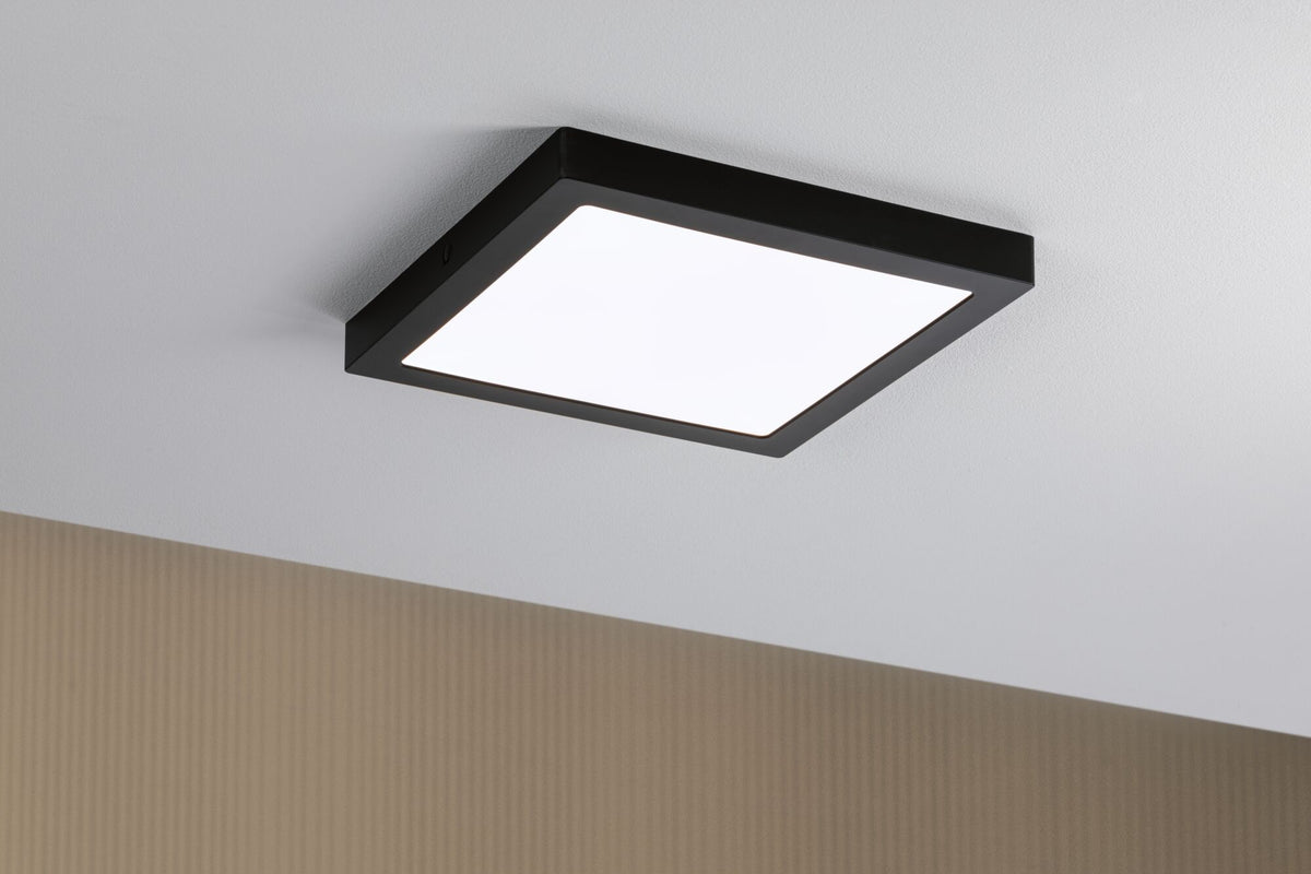 Paulmann LED Panel Abia eckig 300x300mm 22W 4.000K Schwarz