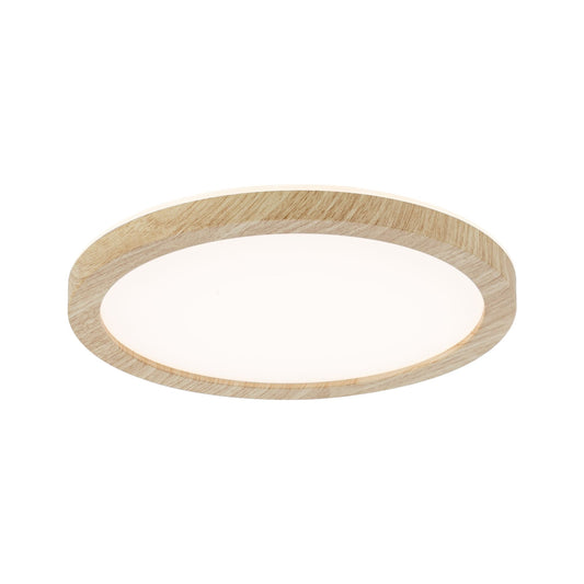 Paulmann LED Panel Atria Shine  Backlight IP44 rund 190mm 3000K Holzoptik