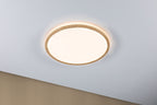 Paulmann LED Panel Atria Shine  Backlight IP44 rund 420mm 3000K Holzoptik