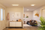 Paulmann LED Panel Atria Shine  Backlight IP44 eckig 293x293mm 3000K Holzoptik