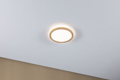 Paulmann LED Panel Atria Shine  Backlight IP44 rund 190mm 4000K Holzoptik