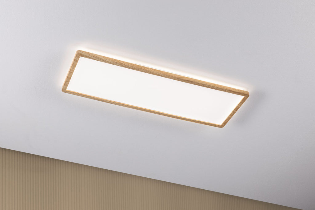 Paulmann LED Panel Atria Shine  Backlight IP44 eckig 580x200mm 4000K Holzoptik