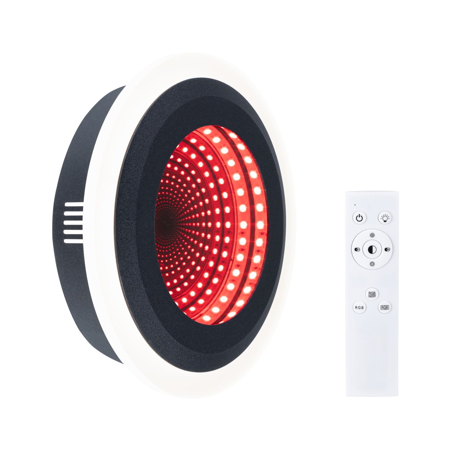 Paulmann LED Deckenleuchte Spaceglow RGB+ 1200lm 230V 14W dimmbar Schwarz matt