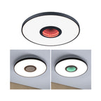 Paulmann LED Deckenleuchte Spaceglow RGB+ 1400lm 230V 21W dimmbar Schwarz matt