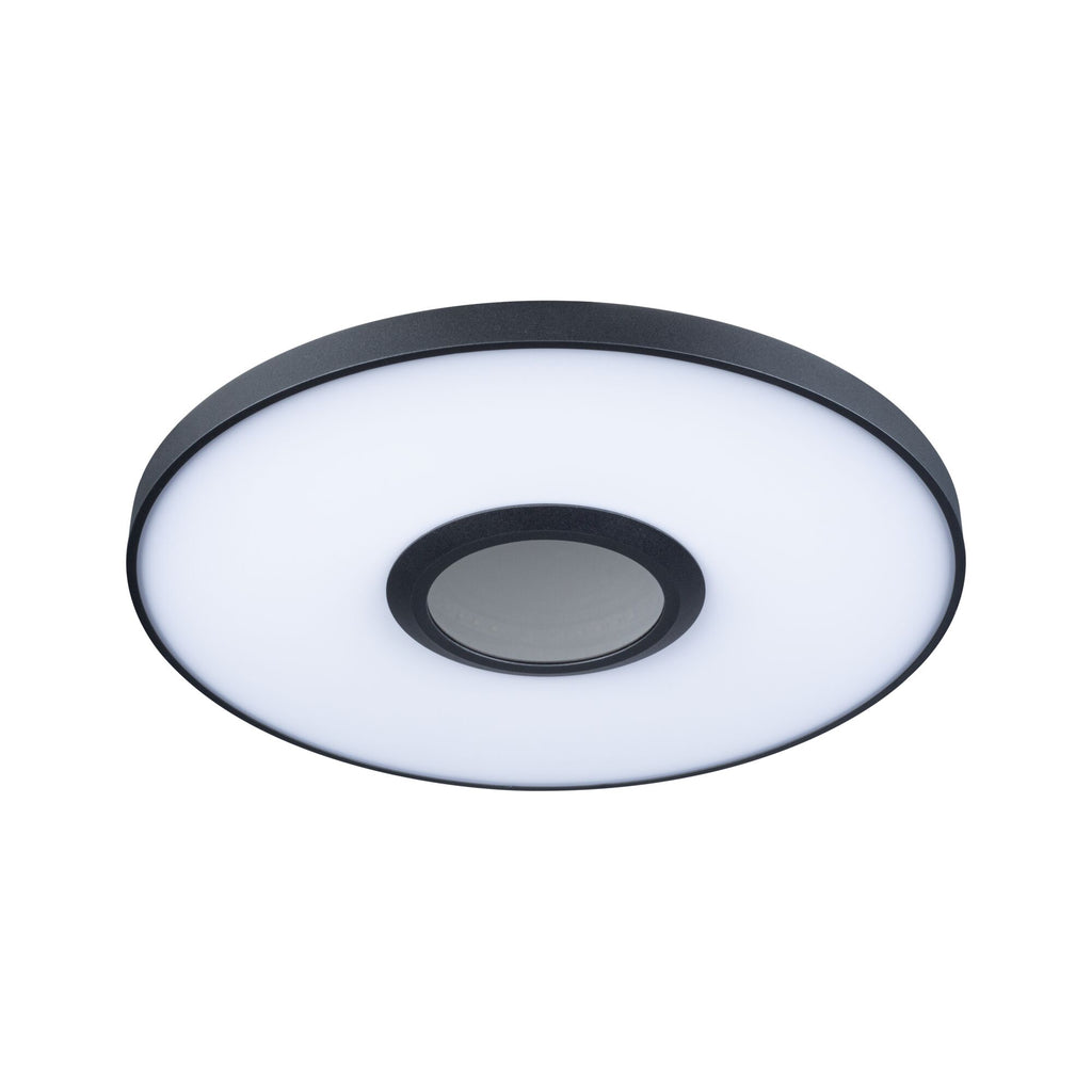 Paulmann LED Deckenleuchte Spaceglow RGB+ 1400lm 230V 21W dimmbar Schwarz matt
