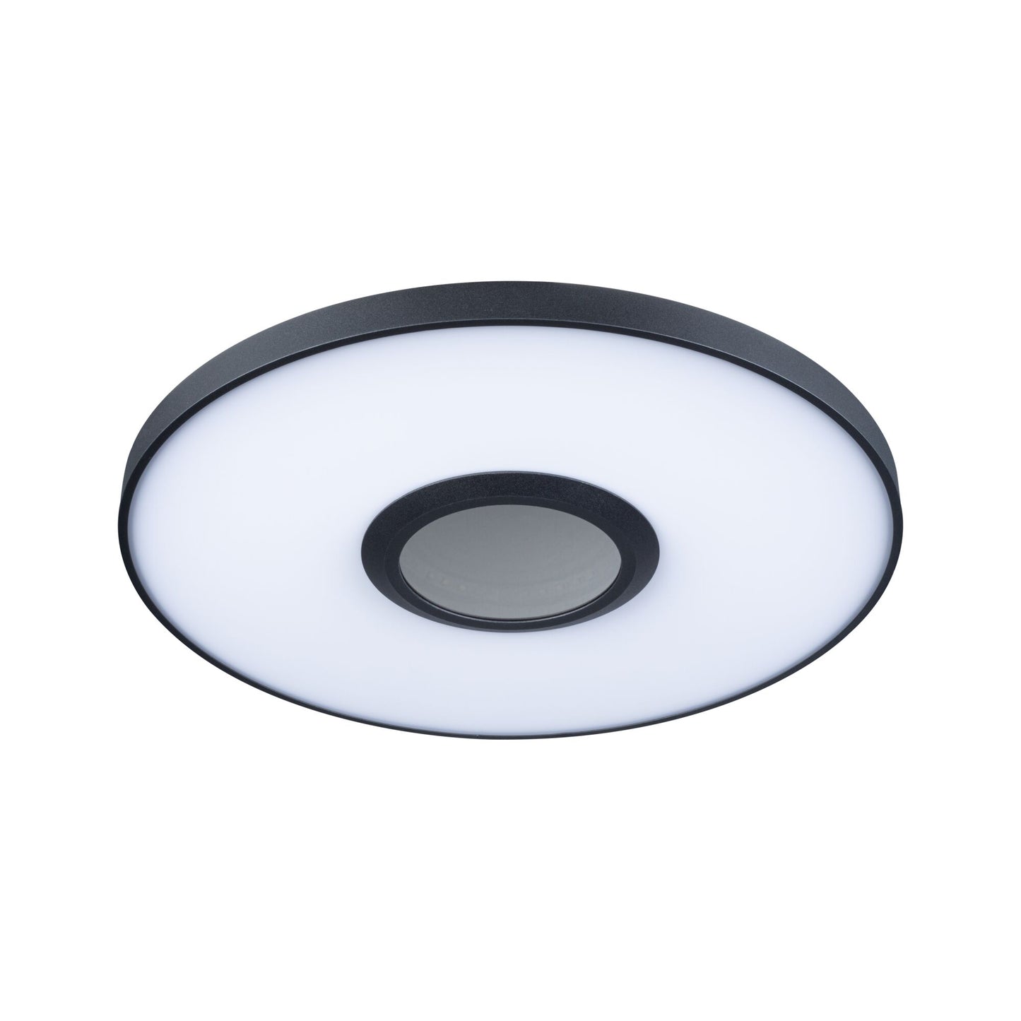 Paulmann LED Deckenleuchte Spaceglow RGB+ 1400lm 230V 21W dimmbar Schwarz matt