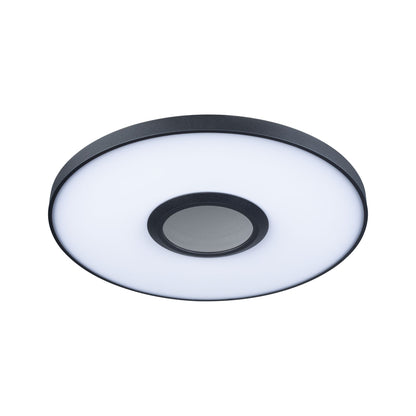 Paulmann LED Deckenleuchte Spaceglow RGB+ 1400lm 230V 21W dimmbar Schwarz matt