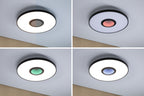 Paulmann LED Deckenleuchte Spaceglow RGB+ 1400lm 230V 21W dimmbar Schwarz matt