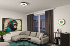 Paulmann LED Deckenleuchte Spaceglow RGB+ 1400lm 230V 21W dimmbar Schwarz matt