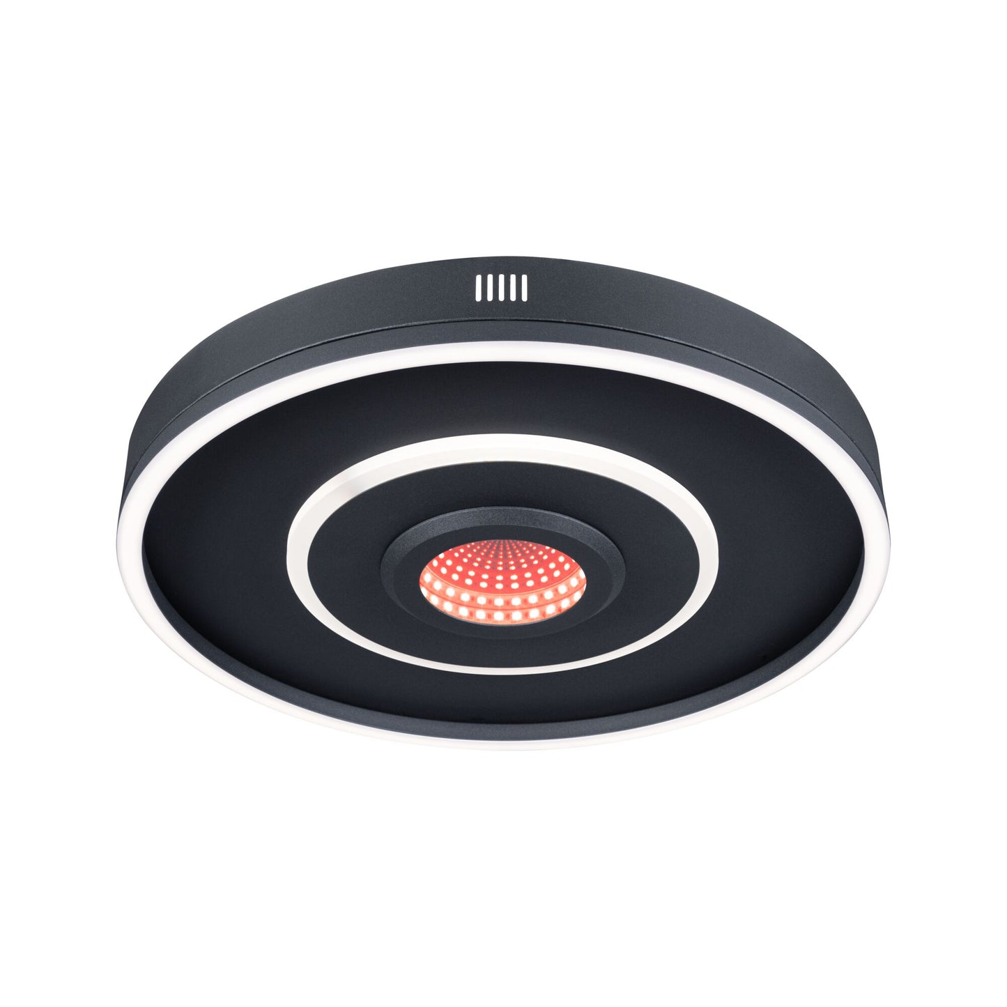 Paulmann LED Deckenleuchte Spaceglow RGB+ 320lm / 800lm 230V 22W dimmbar Schwarz matt