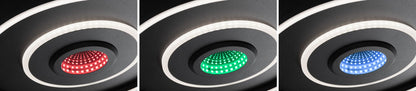Paulmann LED Deckenleuchte Spaceglow RGB+ 320lm / 800lm 230V 22W dimmbar Schwarz matt