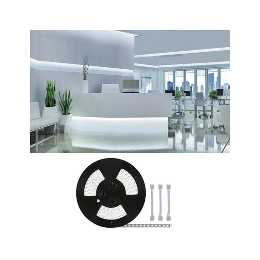 Paulmann MaxLED 500 Strip inkl. Adapterkabel 20m Tageslichtweiß unbeschichtet
