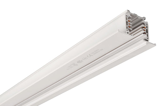 Deko-Light D Line DALI Einbaustromschiene mit Flügel 2m, weiß