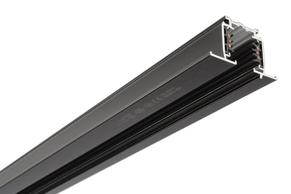 Deko-Light D Line DALI Einbaustromschiene mit Flügel 2m, schwarz
