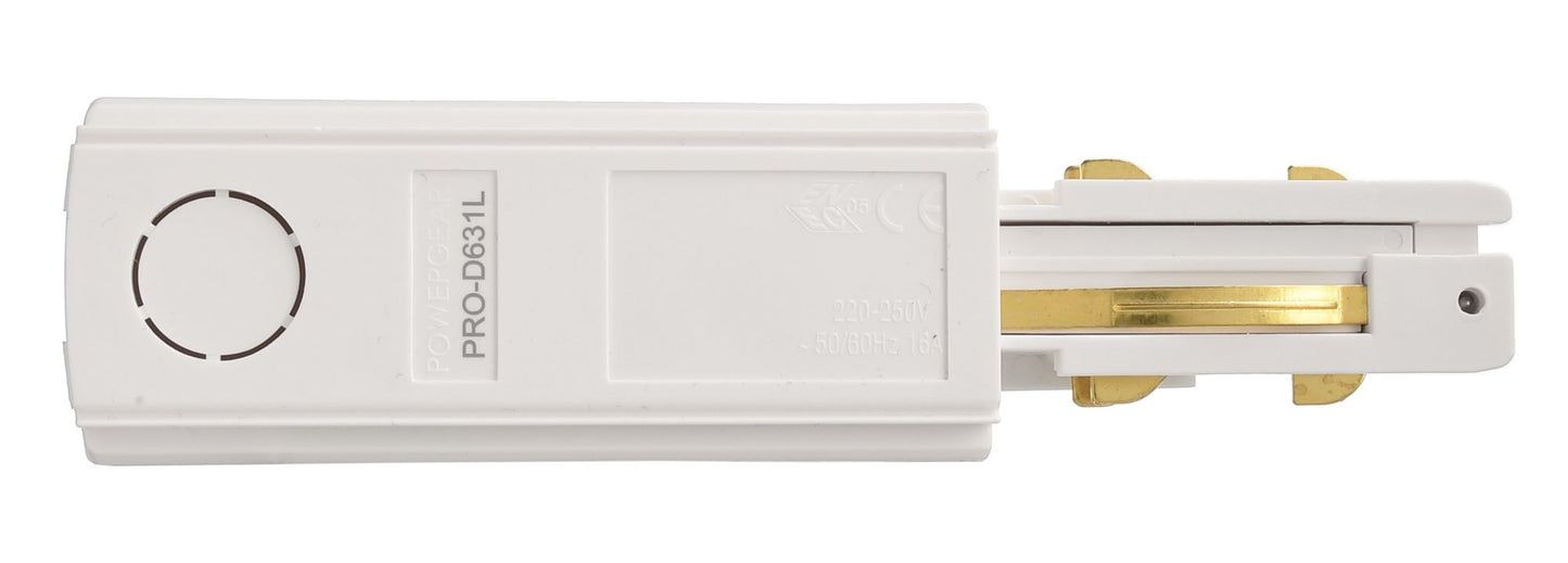 Deko-Light D Line DALI elektrischer Einspeiser links, weiß