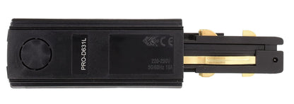Deko-Light D Line DALI elektrischer Einspeiser links, schwarz