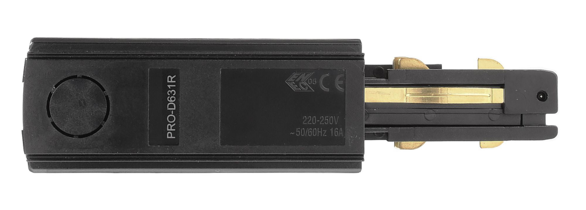 Deko-Light D Line DALI elektrischer Einspeiser rechts, schwarz