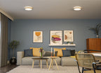Paulmann LED Panel Cosara  IP44 rund 300mm 3000K Beige