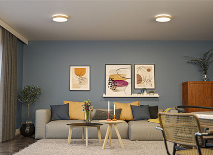 Paulmann LED Panel Cosara  IP44 rund 300mm 3000K Beige