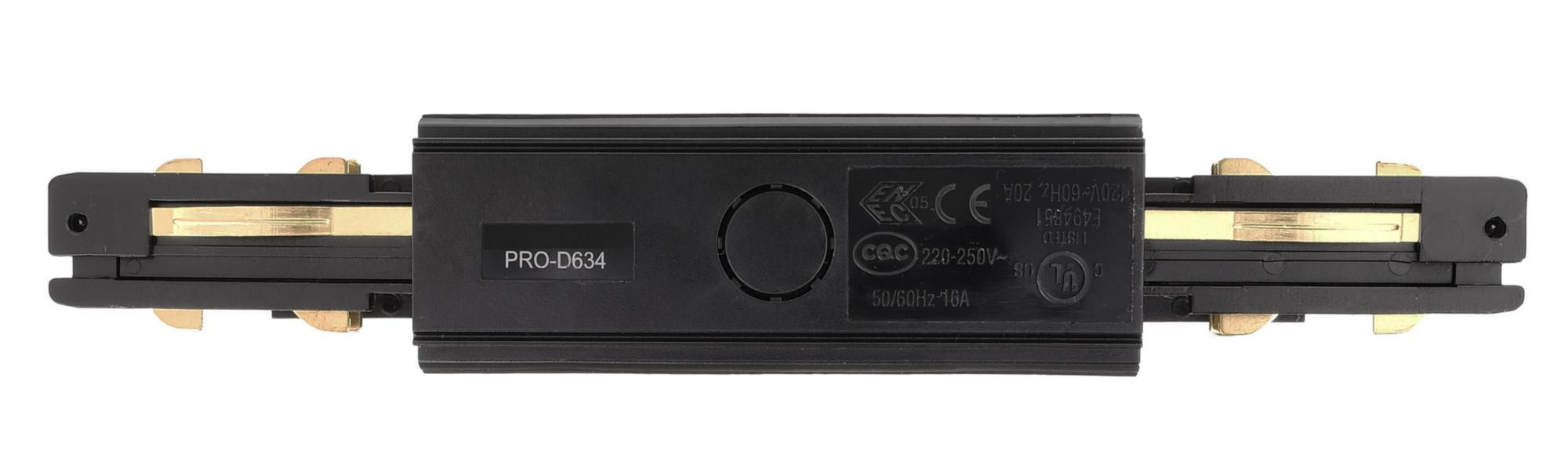 Deko-Light D Line DALI elektr. Längsverbinder mit Einspeisem. li-re, schwarz