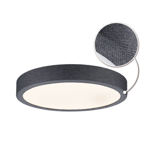Paulmann LED Panel Cosara  IP44 rund 300mm 3000K Dunkelgrau