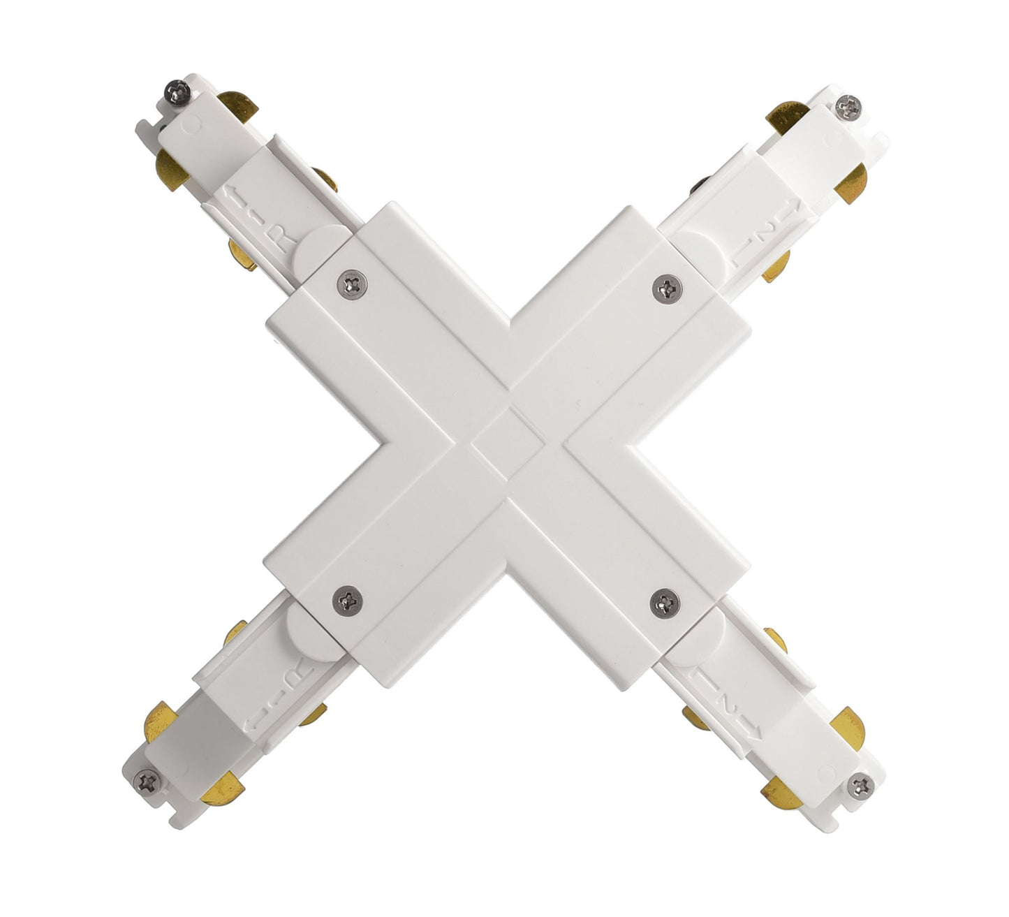 Deko-Light D Line DALI X-Verbinder links-links-rechts-rechts, weiß