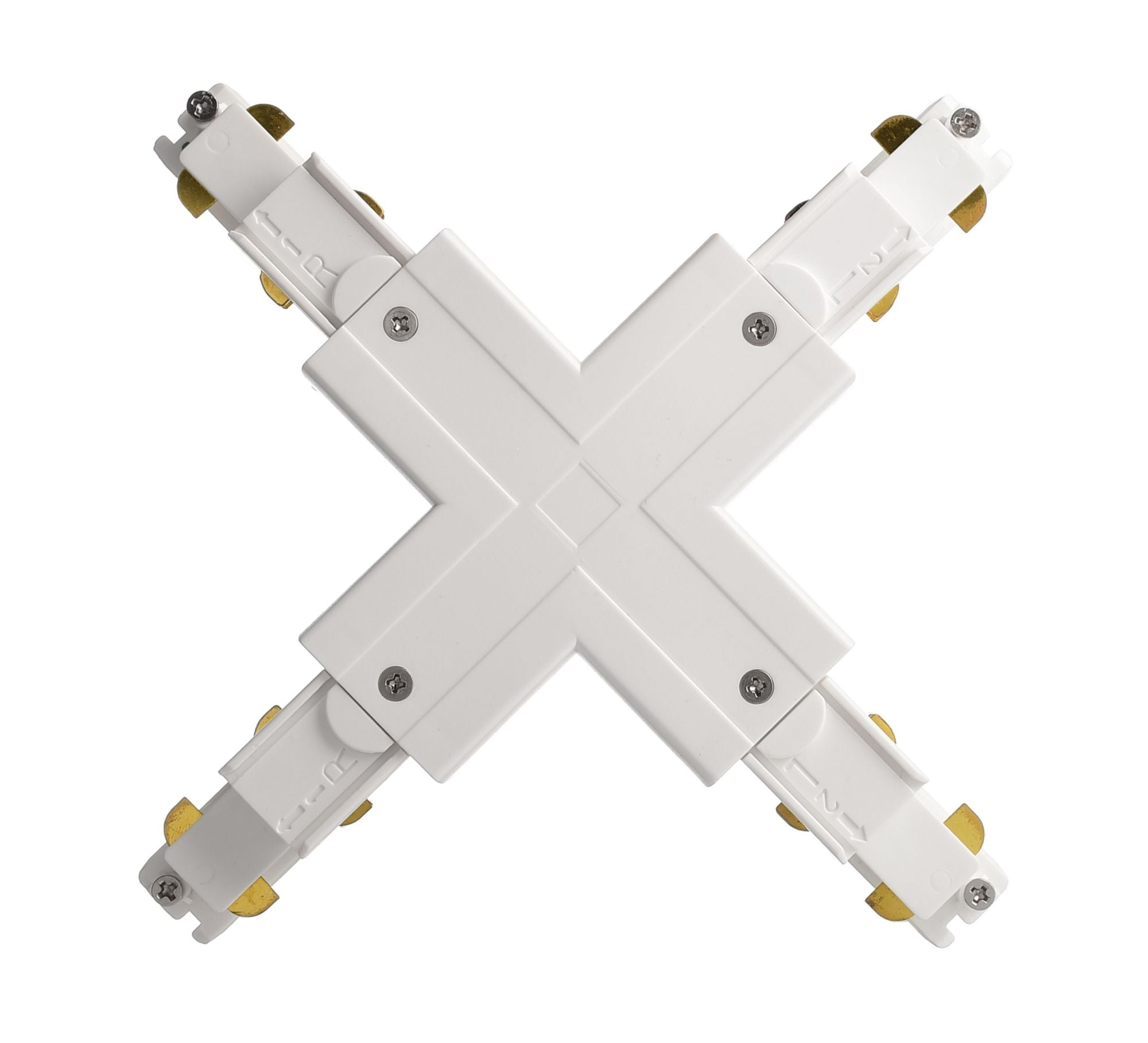 Deko-Light D Line DALI X-Verbinder links-links-rechts-rechts, weiß