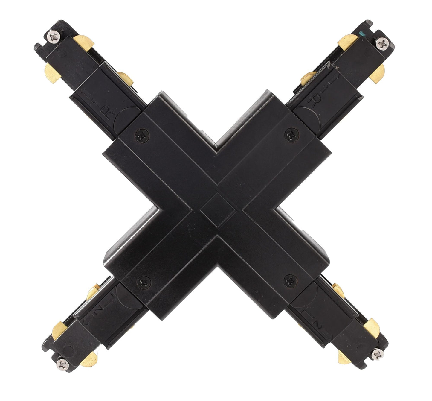Deko-Light D Line DALI X-Verbinder links-links-rechts-rechts, schwarz