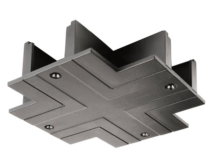Deko-Light D Line DALI Einbau-Abdeckblende X-Verbinder, schwarz