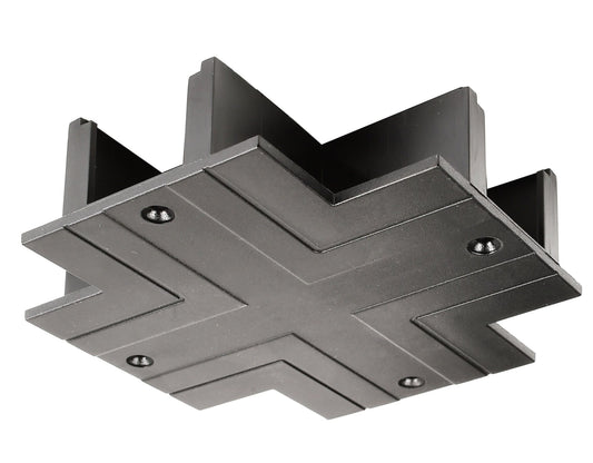 Deko-Light D Line DALI Einbau-Abdeckblende X-Verbinder, schwarz