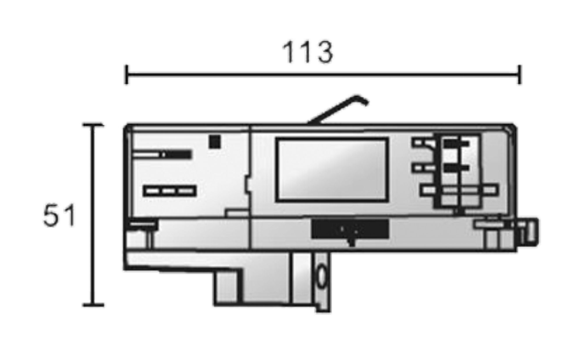 Deko-Light D Line DALI 3-Phasen Adapter für Leuchtenmontage, schwarz