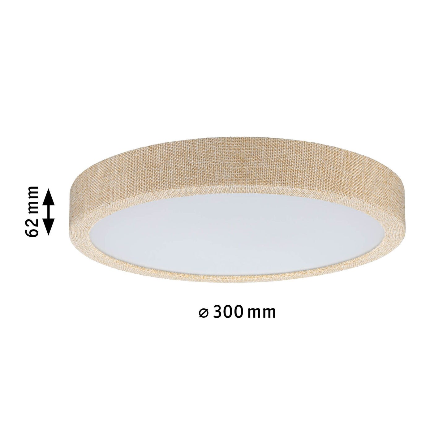 Paulmann LED Panel Cosara  IP44 rund 300mm 4000K Beige