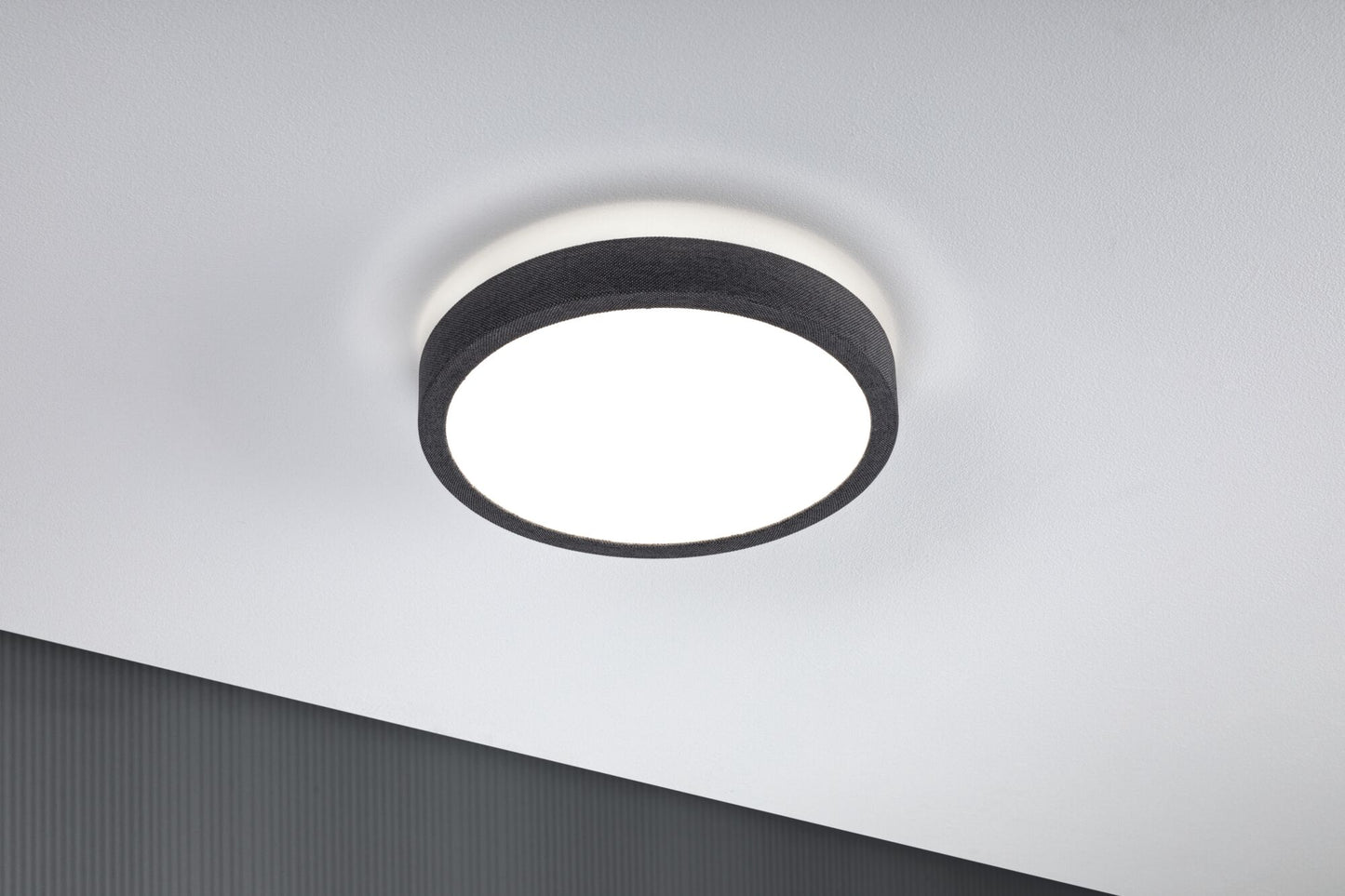 Paulmann LED Panel Cosara  IP44 rund 300mm 4000K Dunkelgrau