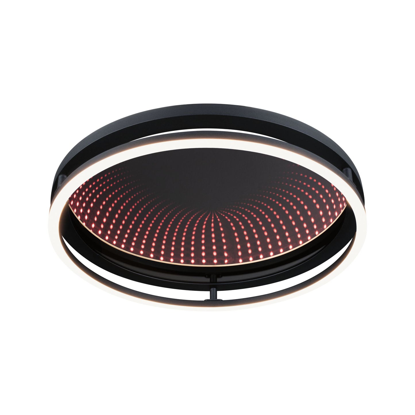 Paulmann LED Deckenleuchte Spaceglow RGB+ 2000lm 230V 34,5W dimmbar Schwarz matt
