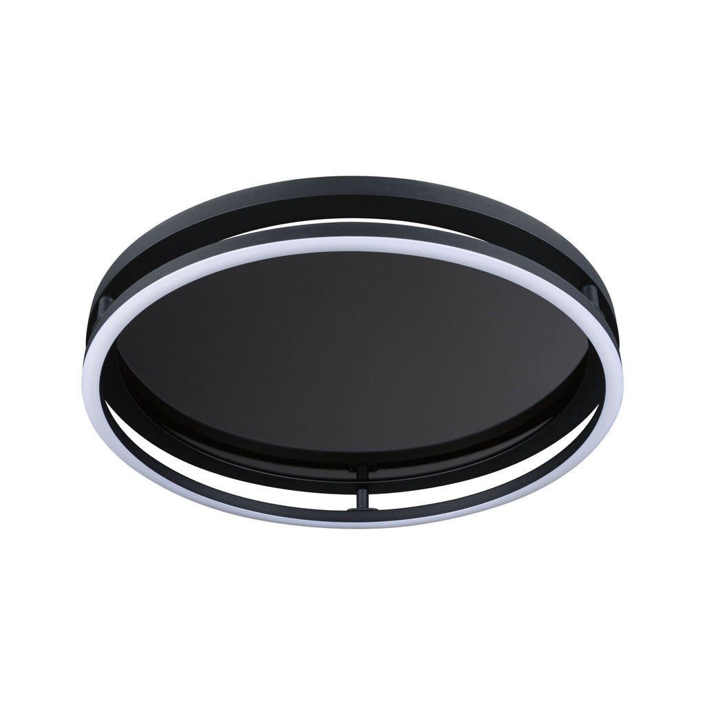 Paulmann LED Deckenleuchte Spaceglow RGB+ 2000lm 230V 34,5W dimmbar Schwarz matt