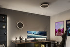 Paulmann LED Deckenleuchte Spaceglow RGB+ 2000lm 230V 34,5W dimmbar Schwarz matt