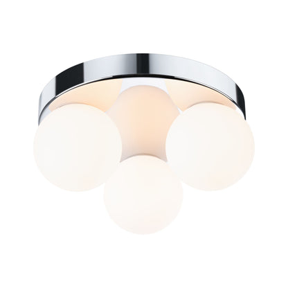 Paulmann Deckenleuchte Gove IP44 G9   230V max. 3x20W dimmbar Chrom,Satin
