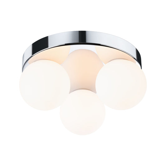 Paulmann Deckenleuchte Gove IP44 G9   230V max. 3x20W dimmbar Chrom,Satin