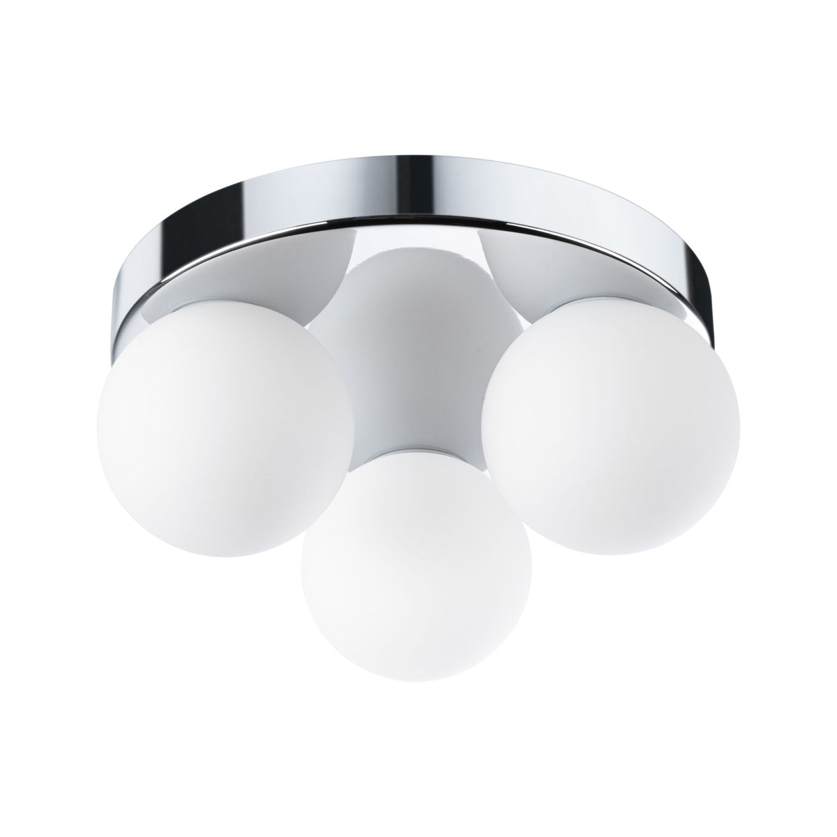 Paulmann Deckenleuchte Gove IP44 G9   230V max. 3x20W dimmbar Chrom,Satin