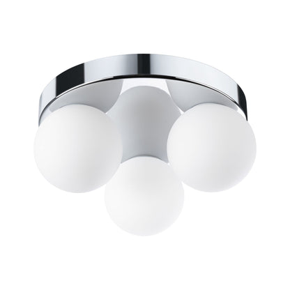 Paulmann Deckenleuchte Gove IP44 G9   230V max. 3x20W dimmbar Chrom,Satin