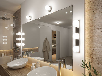 Paulmann Deckenleuchte Gove IP44 G9   230V max. 3x20W dimmbar Chrom,Satin
